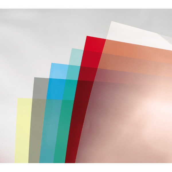 GBC ColorClear Binding Covers Smoke 180 Micron (100)