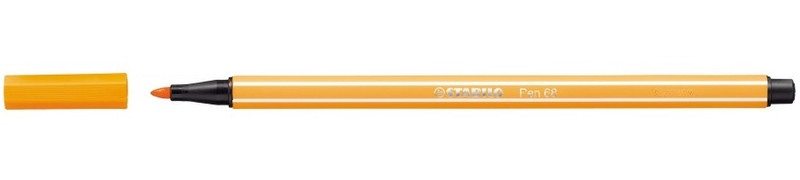 Stabilo Pen 68 Orange felt pen