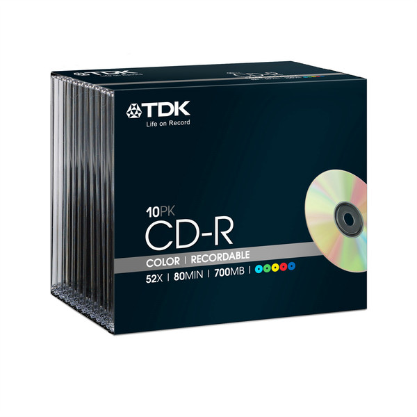 TDK 10 x CD-R 700MB CD-R 700MB 10pc(s)