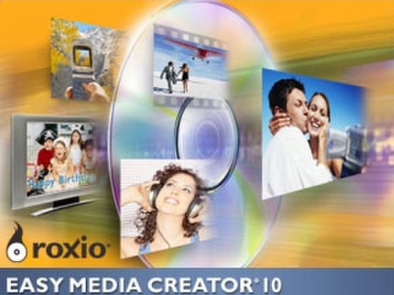 Roxio Easy Media Creator 10, GOV, VLP Gold, 35-100u