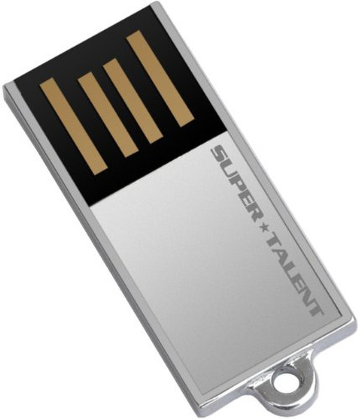 Super Talent Technology Pico C, 32GB 32GB USB 2.0 Type-A Chrome USB flash drive