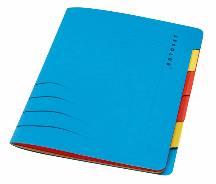 Jalema Secolor Blue,Red,Yellow Cardboard A4 divider book