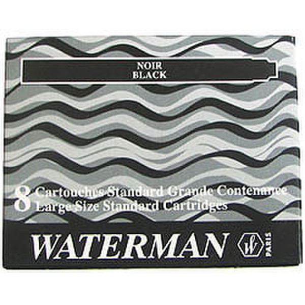 Waterman S0110850 Черный 8шт pen refill