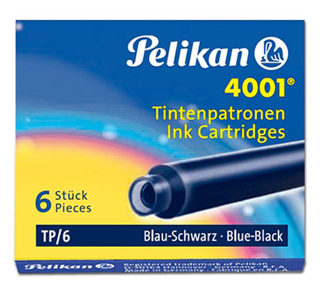 Pelikan TP/6 Blau 6Stück(e) Kugelschreiberauffüllung