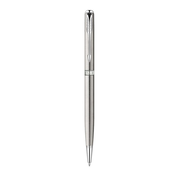 Parker Sonnet Stainless Steel Twist retractable ballpoint pen Средний Черный 1шт