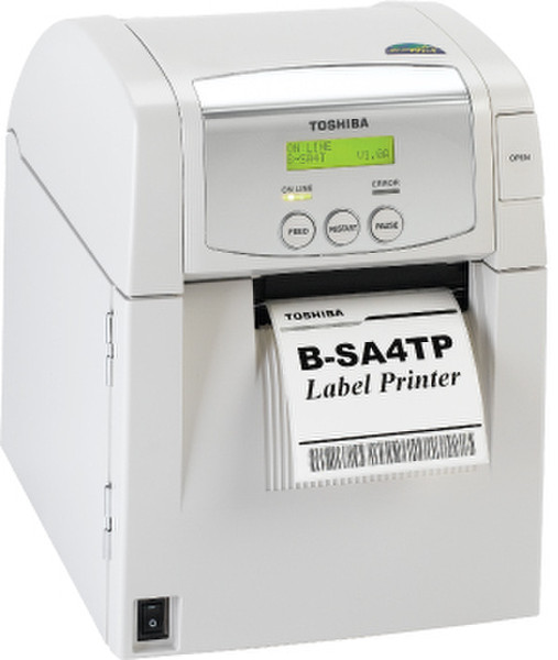 Toshiba B-SA4TP-TS12-QM-R Direkt Wärme/Wärmeübertragung Weiß Etikettendrucker