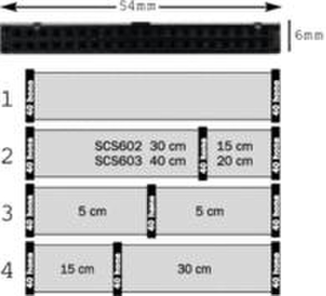 Microconnect SCS603 0.6м кабель SATA