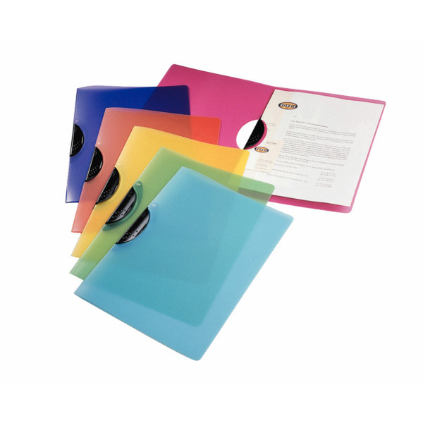 Leitz ColorClip Rainbow Полипропилен (ПП) обложка с зажимом