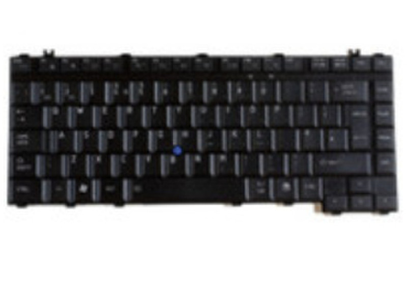Toshiba P000507890 QWERTY Englisch Schwarz Tastatur
