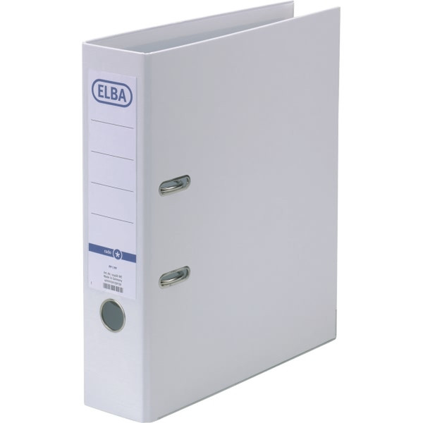 Elba Smart PP/PP, 80 mm Polypropylene (PP) White folder