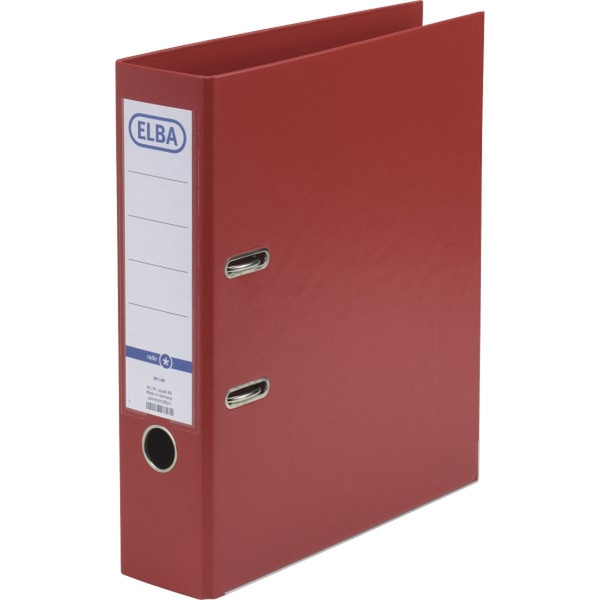 Elba Smart PP/PP, 80 mm Polypropylene (PP) Red folder