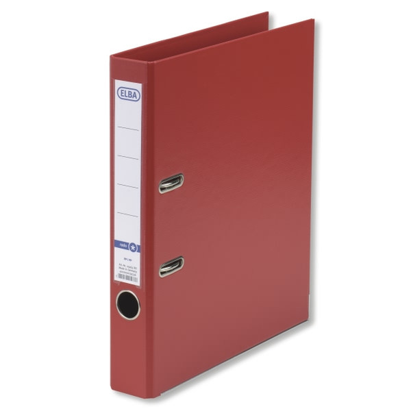 Elba Smart PP/PP, 50 mm Polypropylene (PP) Red folder