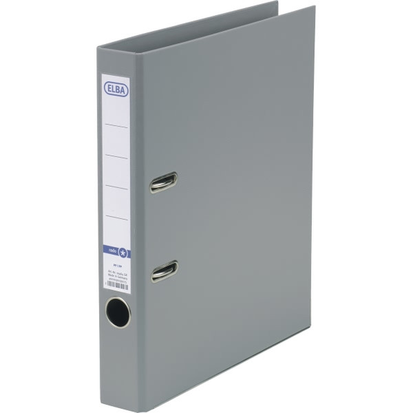 Elba Smart PP/PP, 50 mm Polypropylene (PP) Grey folder