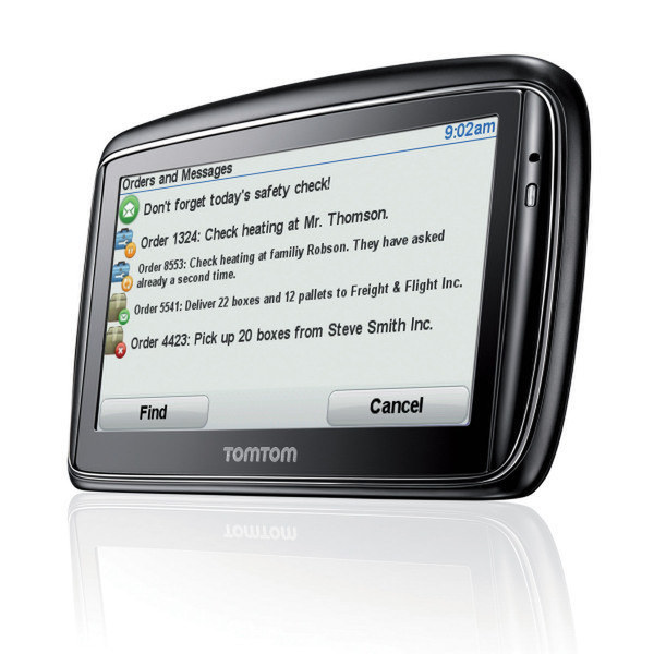 TomTom GO 9000 Tragbar / Fixiert 4.3Zoll LCD Touchscreen Schwarz Navigationssystem