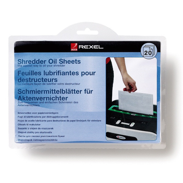 Rexel Shredder Oil Sheets (20) 20шт