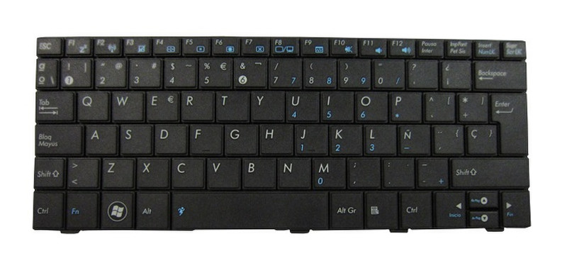 ASUS 04GNA53KGER4 QWERTZ German Black keyboard
