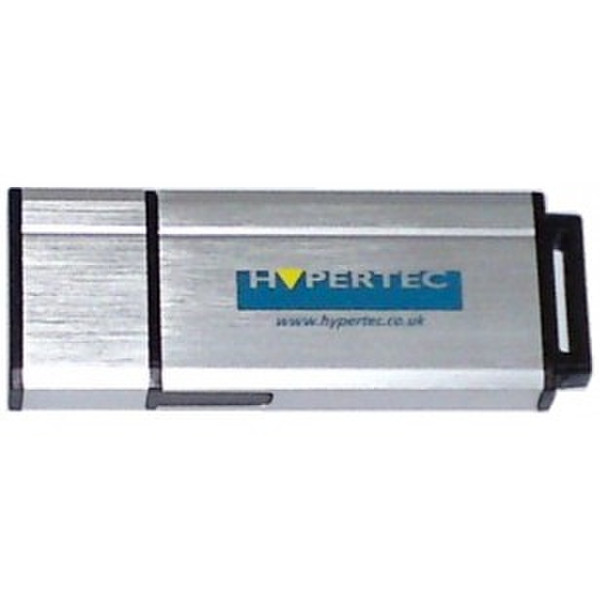 Hypertec HYFLUSB024GB-BE 4ГБ USB 2.0 Тип -A Черный, Cеребряный USB флеш накопитель