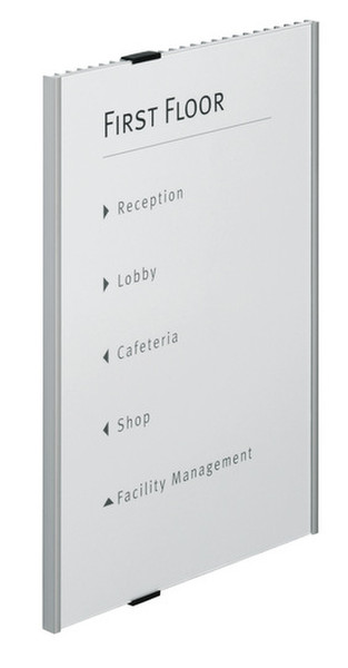 Durable Info Sign Acryl Silber