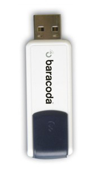 Baracoda USB Plug&Scan Dongle USB 2.0 Тип -A Синий, Белый USB флеш накопитель