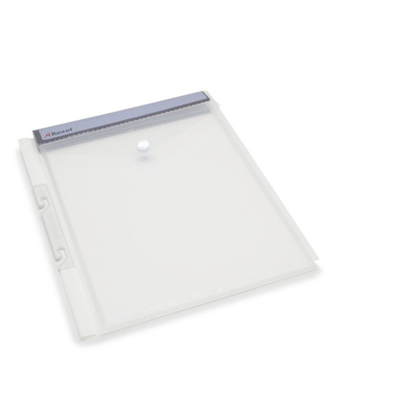 Rexel Active Popper Pocket Extra Capacity Portrait Clear (5) Plastic Transparent folder