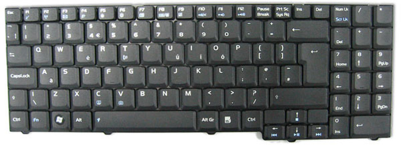 ASUS 04GNED1KUS00 QWERTY US Englisch Schwarz Tastatur