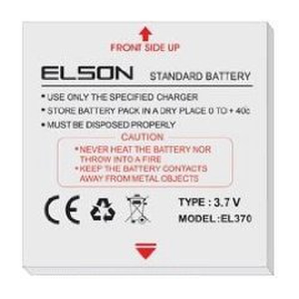 Elson BTY26156ELSON/STD Lithium-Ion (Li-Ion) 650mAh Wiederaufladbare Batterie
