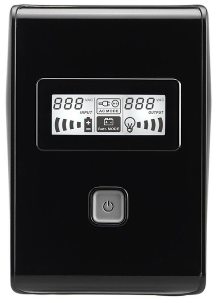 Aiptek VI 850 LCD 850VA Schwarz Unterbrechungsfreie Stromversorgung (UPS)