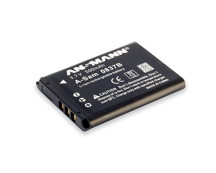 Ansmann A-Sam SLB 0837B Lithium-Ion (Li-Ion) 500mAh 3.7V Wiederaufladbare Batterie