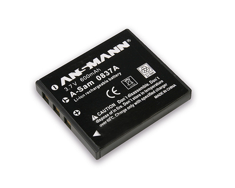 Ansmann A-Sam SLB 0837A Lithium-Ion (Li-Ion) 600mAh 3.7V rechargeable battery