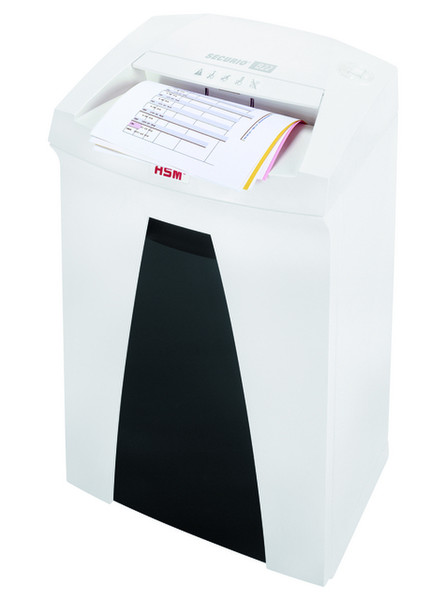 HSM SECURIO B22 3.9 Strip shredding 57дБ Черный, Белый измельчитель бумаги