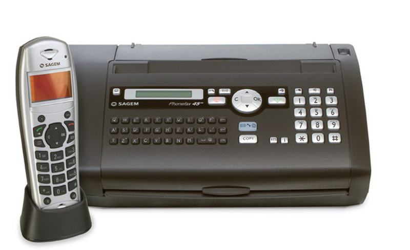 Sagem Phonefax 45DS 9.6Kbit/s 203 x 196DPI Grau Faxgerät