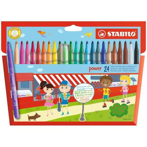 Stabilo Power Medium Multicolour 24pc(s) felt pen