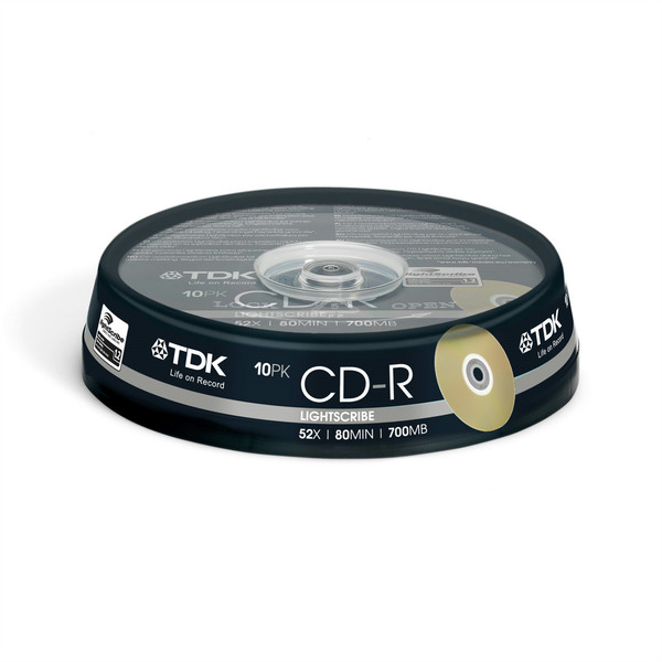TDK 10 x CD-R 700MB CD-R 700MB 10Stück(e)