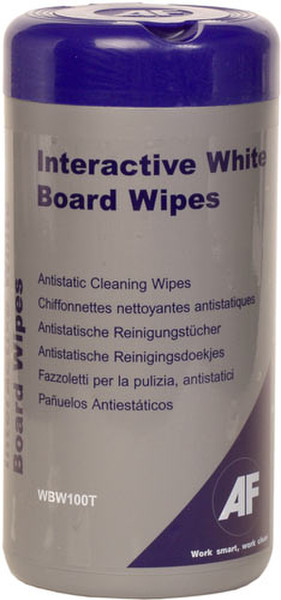 AF Interactive White Board Wipes дезинфицирующие салфетки