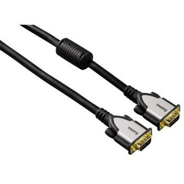 Hama 00054529 1.8m VGA (D-Sub) VGA (D-Sub) Black VGA cable
