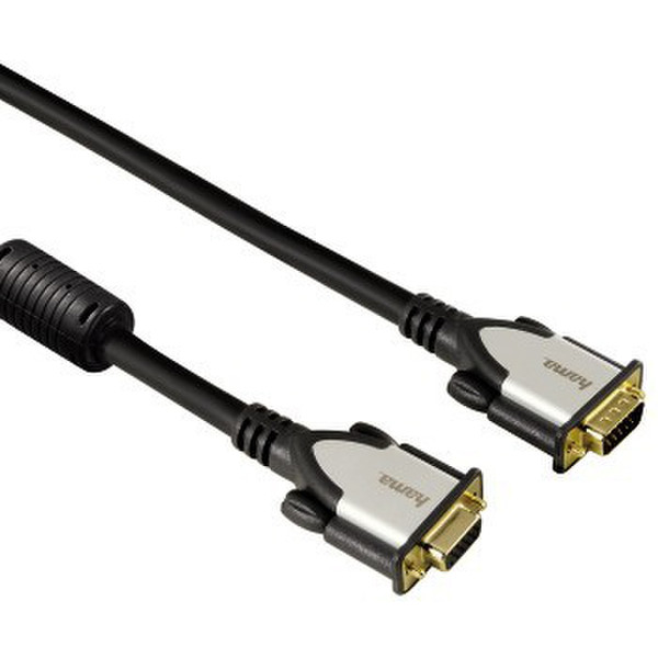 Hama 00054537 1.8m VGA (D-Sub) VGA (D-Sub) Black VGA cable