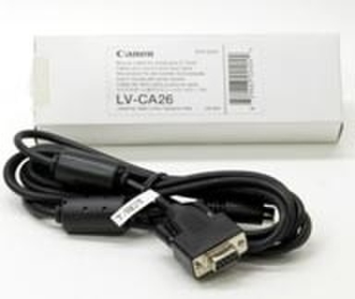 Canon LV-CA26 RS-232C CABLE Black cable interface/gender adapter