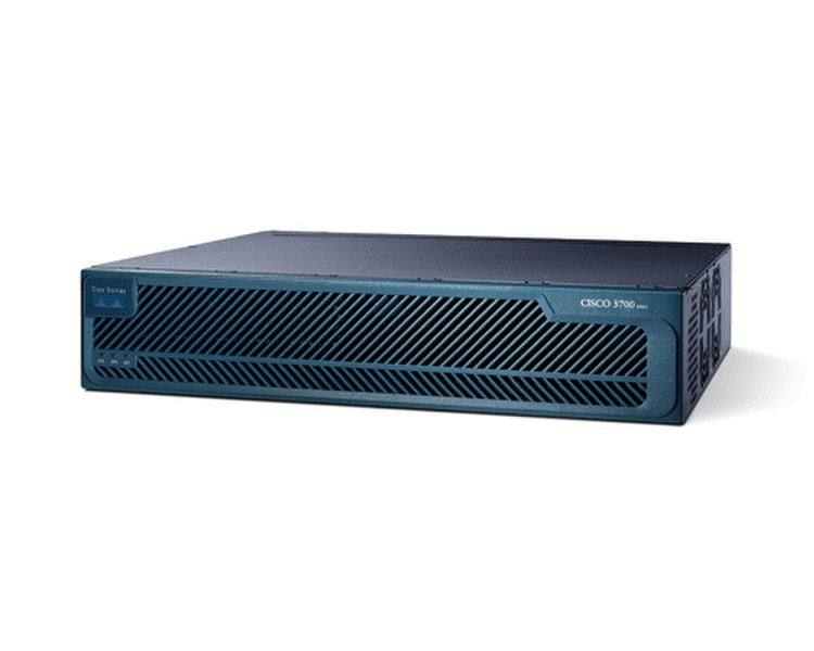 Cisco 3725 Подключение Ethernet ADSL Синий проводной маршрутизатор