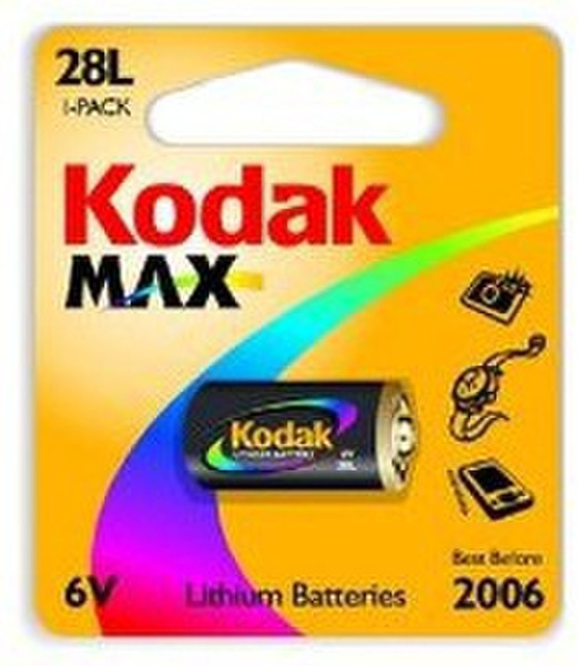 Kodak Max K 28 L Lithium 6V Wiederaufladbare Batterie