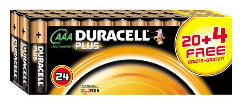 Duracell Plus Щелочной 1.5В батарейки