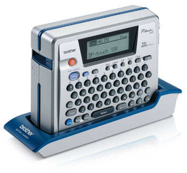 Brother PT-18R Thermal transfer 180 x 180DPI Blue,Silver label printer