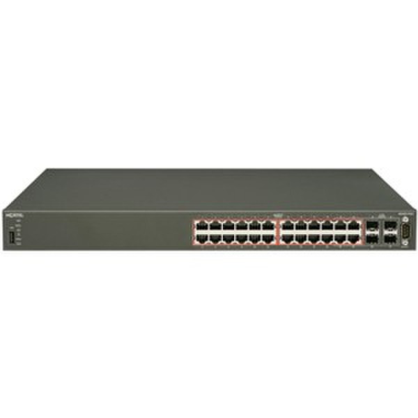 Nortel 4524GT-PWR Неуправляемый Power over Ethernet (PoE) Черный