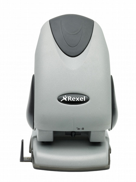 Rexel Precision 265 2 Hole Punch Silver/Black