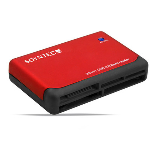 Soyntec Nexoos 550 USB 2.0 Black,Red card reader