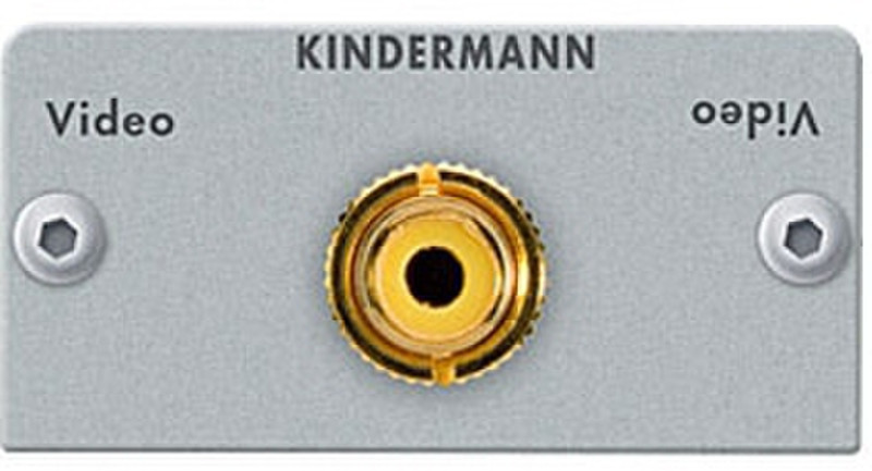 Kindermann 7444000535 BNC BNC Silver cable interface/gender adapter