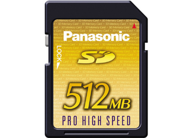 Panasonic 512MB SD Memory Card 0.5GB SD memory card