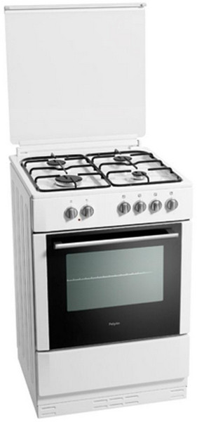 Pelgrim PF6120WIT Freestanding Gas hob A White cooker