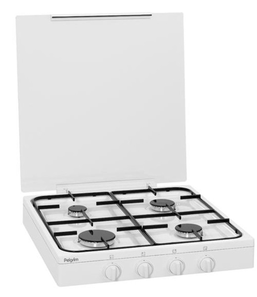 Pelgrim PK354WIT Tabletop Gas hob White hob