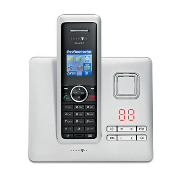 Telekom Sinus A 302 DECT Schwarz, Weiß