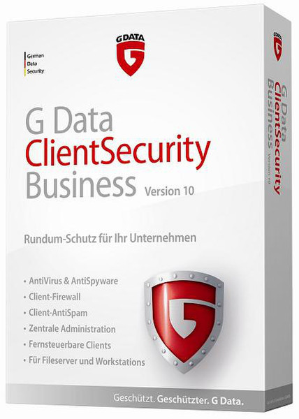 G DATA ClientSecurity Business 10, Media Pack Deutsch